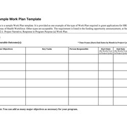The Highest Standard Work Plan Great Templates Samples Excel Word Template Project Kb