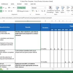 Fine Project Work Plan Template Excel In