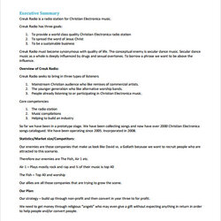 Sample Business Plan Template Free Documents In Word Proposal Templates Format Details