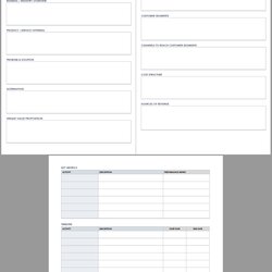 Spiffing View Lean Business Plan Template For