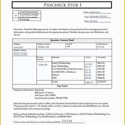 Excellent Free Check Stub Template Of Create Print Out Pay Stubs Employed Formats Paycheck Payroll Samples