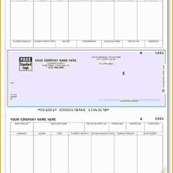 Preeminent Free Check Stub Template Of Create Print Out Pay Stubs Printable