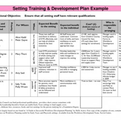 Worthy Employee Development Plans Templates Free Sales Plan Personal Examples Individual Professional Example
