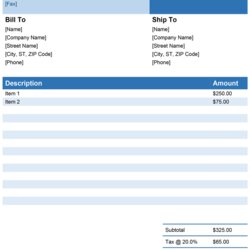 Outstanding Invoice Template For Word Free Simple Microsoft Invoices Billing Templates Excel Create Sample