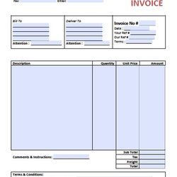 Free Word Invoice Template Ideas Simple Templates Printable Sample Basic Excel Easy Doc Office Open Example