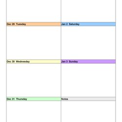 Fantastic Blank Weekly Calendar Templates Excel Word Template Lab Planner Unbelievable