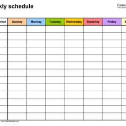 Superb Free Printable Weekly Calendar With Time Slots Schedule Templates For Word Scaled