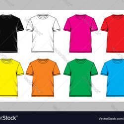 Sterling Shirt Template Royalty Free Vector Image