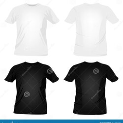 Shirt Templates Stock Vector Illustration Of White Light Preview