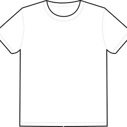 Worthy Template Ideas Blank Shirt Awful Vector Free With Tee