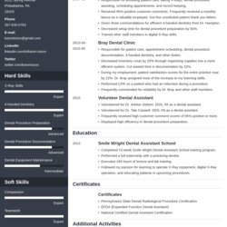 Super One Page Resume Templates To Fill In Download Template Format Examples Cascade