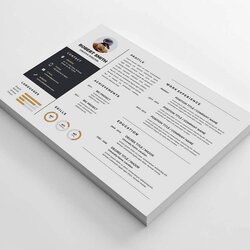 Eminent One Page Resume Templates To Fill In Download Format Examples