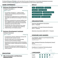 Wonderful Free One Page Resume Templates Download Modern Template