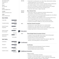 Excellent One Page Resume Templates To Fill In Download Template Format Examples Muse