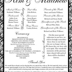 Superior Best Printable Wedding Programs Images On Free Sikh Program Templates