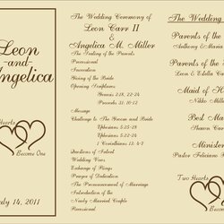 Perfect Free Printable Wedding Programs Templates Sample Ceremony Program Template Word Order Microsoft