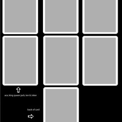 Splendid Playing Card Template Free By On Blank