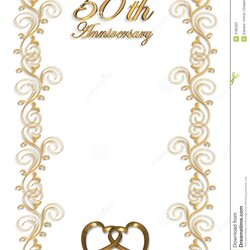 Exceptional Anniversary Letter Wedding Invitations