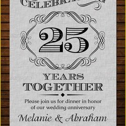 Free Printable Wedding Anniversary Invitation Templates Of Word Card