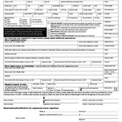Outstanding Vehicle Inspection Form Template Vehicles Inspect Washington Ownership