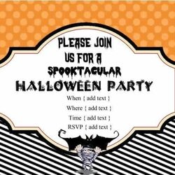 Admirable Free Printable Halloween Invitations Invitation Customize Print