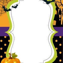 Outstanding Free Printable Halloween Invitation Templates Paper