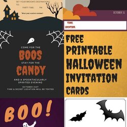 Peerless Free Printable Halloween Invitation Cards Invitations