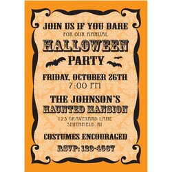 Tremendous Halloween Invitation Custom Printable By On