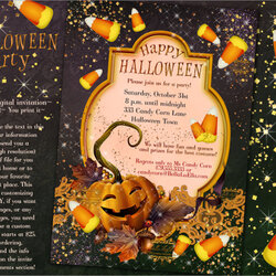 Free Sample Halloween Invitation Templates In Ms Word Vector Invitations Template
