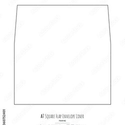Eminent Square Flap Envelope Liner Template Printable Word Searches