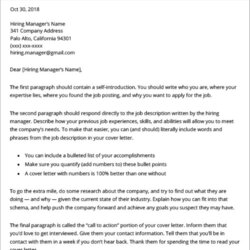 Sublime Sample Professional Cover Letter Collection Template Free Templates Word New