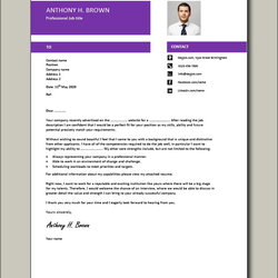 Spiffing Free Cover Letter Example Resume Application