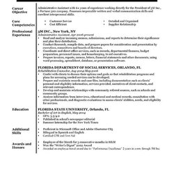 Superlative Example Of Resume Format For Job Resumes Formatting Objective