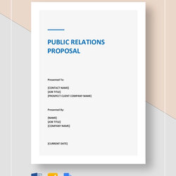 High Quality Public Relations Proposal Templates Free Doc Format Download Template Photography Wedding