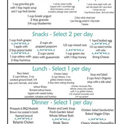 Out Of This World Clean Eating Menu Plan Free Weekly With Weight Meal Diet Lose Simple Plans Recipes Loss