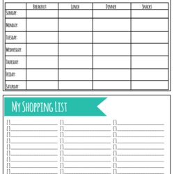 Fantastic Pin By Elizabeth On Meal Plan Planning Template Meals For