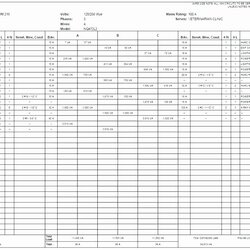 Perfect Siemens Panel Schedule Template Excel