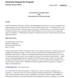 Cool Contractor Proposal Examples Format Request Example Business