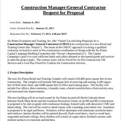 Super Contractor Bid Template Org Master Of Documents Proposal Templates Word Request Format