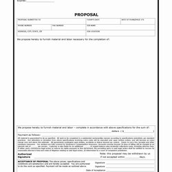 Capital Subcontractor Bid Proposal Template Inspirational Free Print Contractor Form Residential Editable