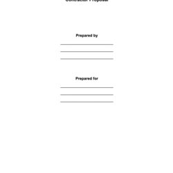 Superior Free Contractor Proposal Templates