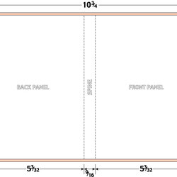 Sublime Slim Cover Template Dimensions Case