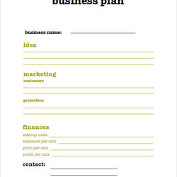 Super Free Sample Business Plan Word Simple Templates Template Printable Proposal Short Format Initial