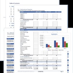 Free Business Plan Template For Word And Excel Online Create