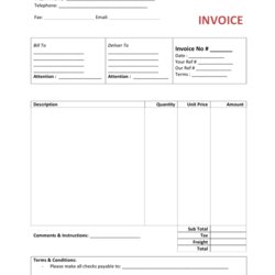 Worthy Basic Invoice Template Download Free Documents For Word And Excel