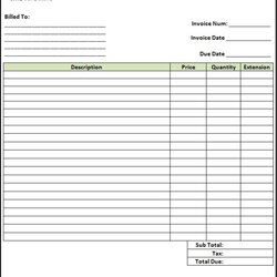 Spiffing Free Invoice Template Sample Format