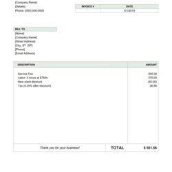 Matchless Basic Invoice Template For Word In And Formats Form Templates Bill Blank Unbelievable Facts Code