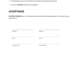 Fine Sole Distributor Agreement Template In Google Docs Word Mosque
