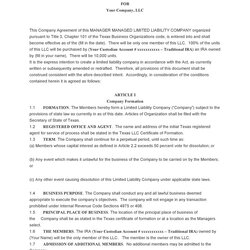 Admirable Professional Operating Agreement Templates Template
