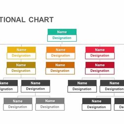 Cool Organizational Hierarchy Chart Keynote And Template